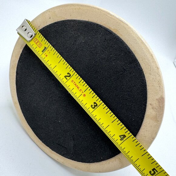 Arkansas Ceramic Pottery Mug Birds Flowers Spill-Proof Handle Brown Beige Vtg - Picture 2 of 6